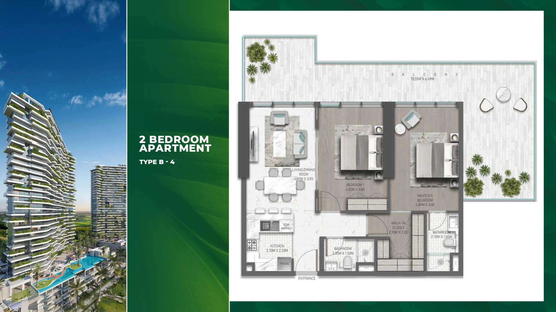 2 BR - Type B